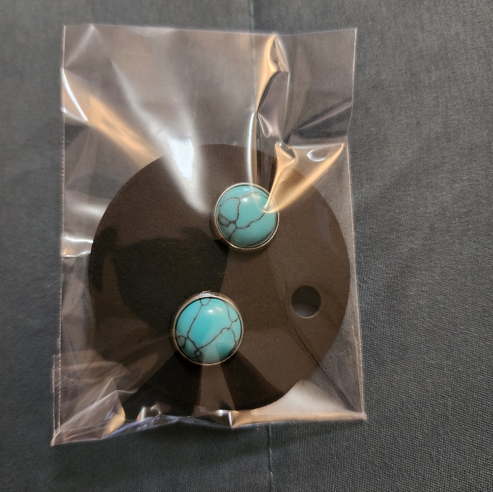 🦄 3 For $10 🦄 Bundle and Save - Turquoise Stud Earrings